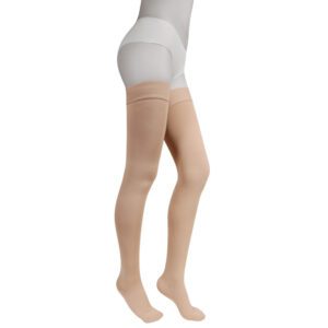 Medical compression socks Thigh close foot